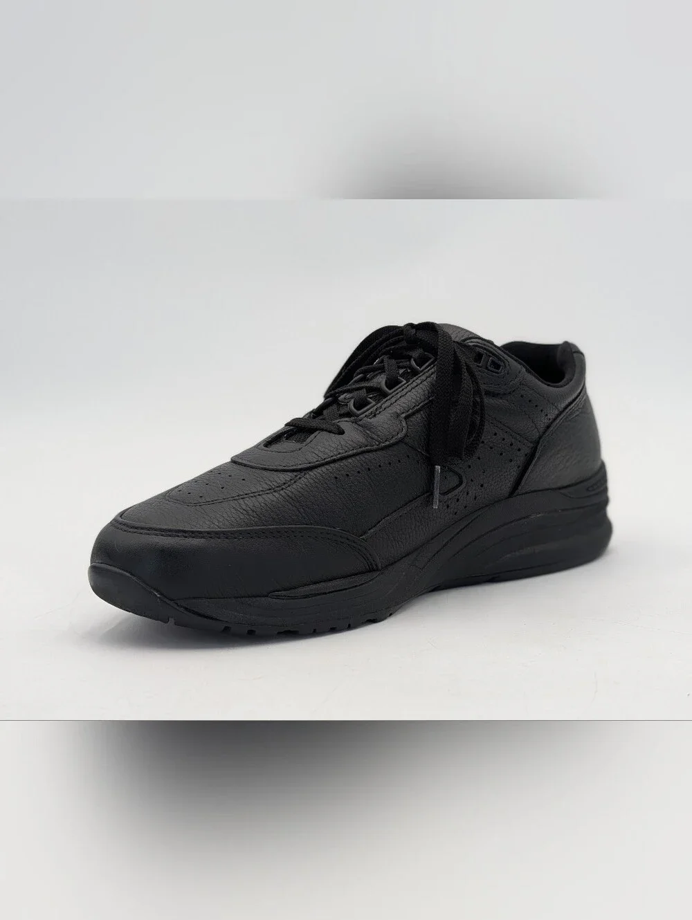 SAS Time Out Men's Black Leather Walking Shoes Sz 11 Slim EZ Lace Comfort
